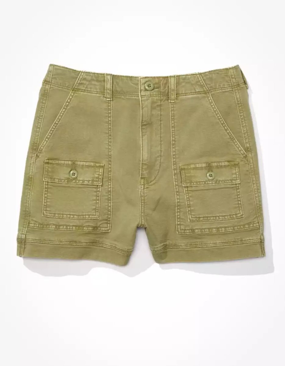 Shorts American Eagle AE Highest Taille '90s Boyfriend Cargo Vert Femme | TRW-69177319